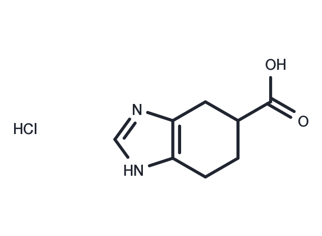 4,5,6,7-Tetrahydro-1H-benzo[d]imidazole-5-carboxylic acid hydrochloride Chemical Structure