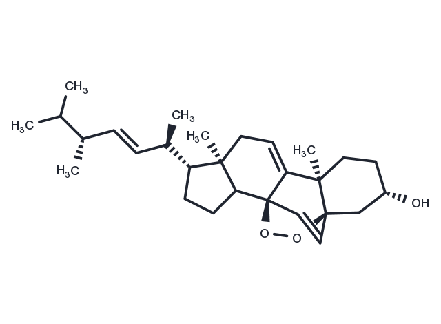 9,11-Dehydroergosterol peroxide Chemical Structure