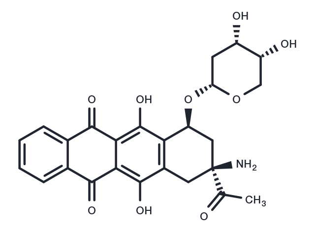 Amrubicin HCl Chemical Structure
