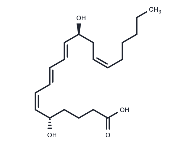 12-epi Leukotriene B4 Chemical Structure