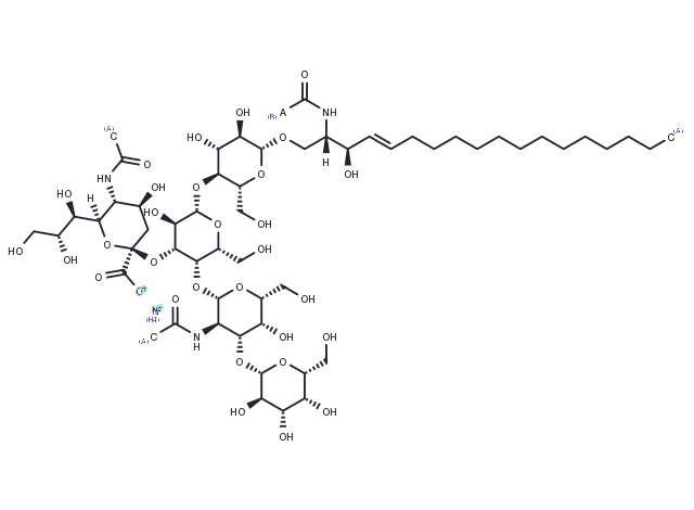 Ganglioside GM1 Mixture (ovine) (ammonium salt) Chemical Structure