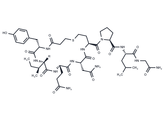Oxytocin, deamino-6-carba- Chemical Structure