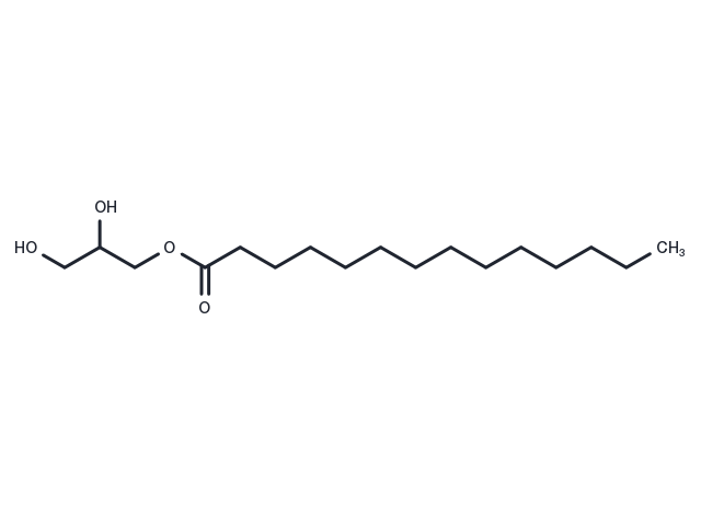 1-Monomyristin Chemical Structure