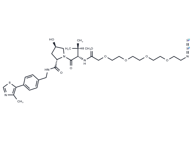 (S,R,S)-AHPC-PEG4-N3 Chemical Structure