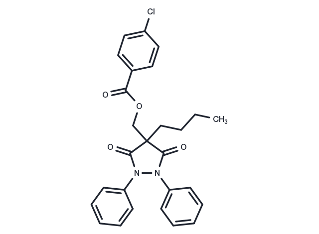 Feclobuzone Chemical Structure