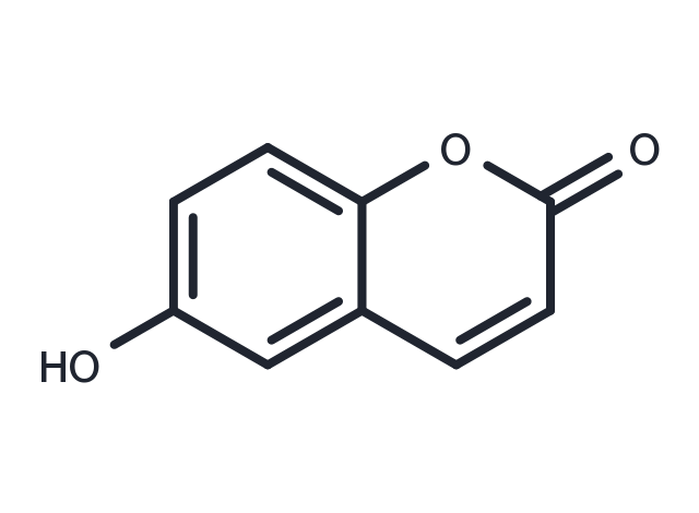 6-Hydroxycoumarin Chemical Structure