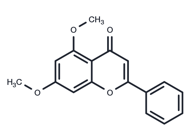 5,7-DIMETHOXYFLAVONE Chemical Structure