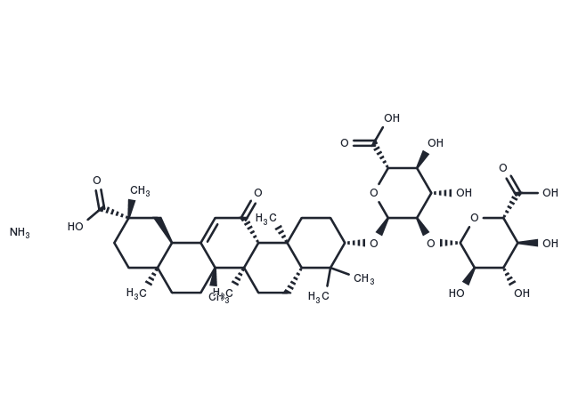 Ammonium Glycyrrhizinate Chemical Structure
