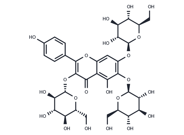 6-Hydroxykaempferol-3,6,7-triglucoside