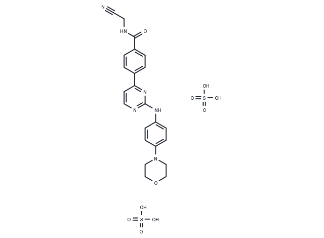 Momelotinib sulfate Chemical Structure
