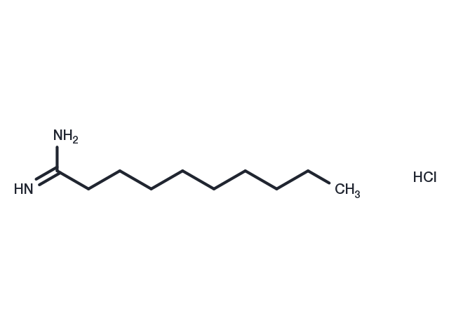 Decanamidine, hydrochloride Chemical Structure