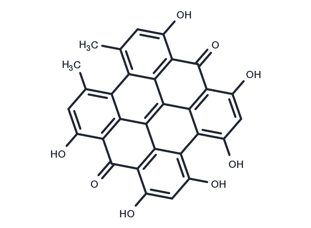 Hypericin Chemical Structure