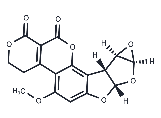 Aflatoxin G1 9,10-epoxide Chemical Structure