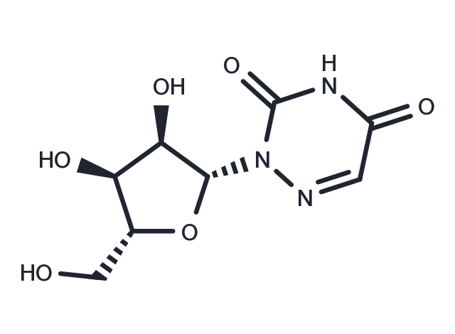 6-Azauridine Chemical Structure