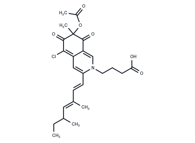 Isochromophilone IX Chemical Structure