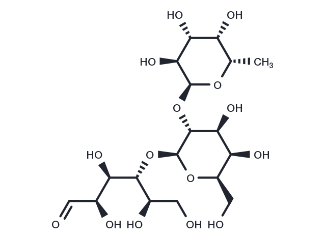 2'-FUCOSYLLACTOSE Chemical Structure