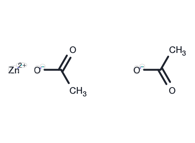 Zinc acetate Chemical Structure