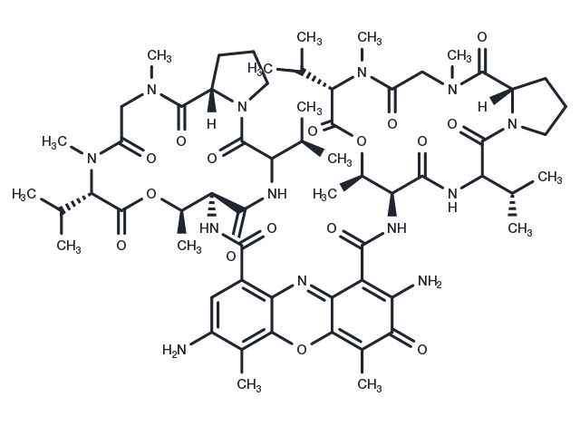 7-Aminoactinomycin D Chemical Structure