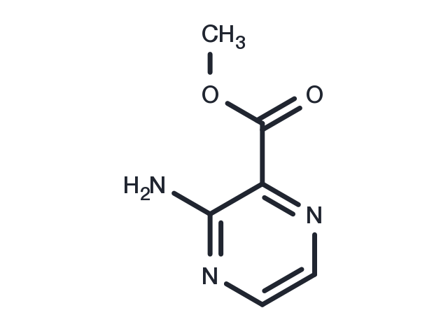 Methyl 3-aminopyrazine-2-carboxylate Chemical Structure
