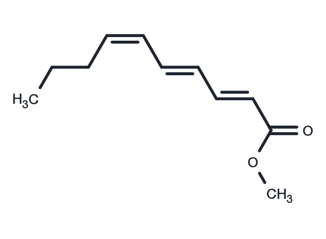 (2E,4E,6Z)-Methyl deca-2,4,6-trienoate Chemical Structure