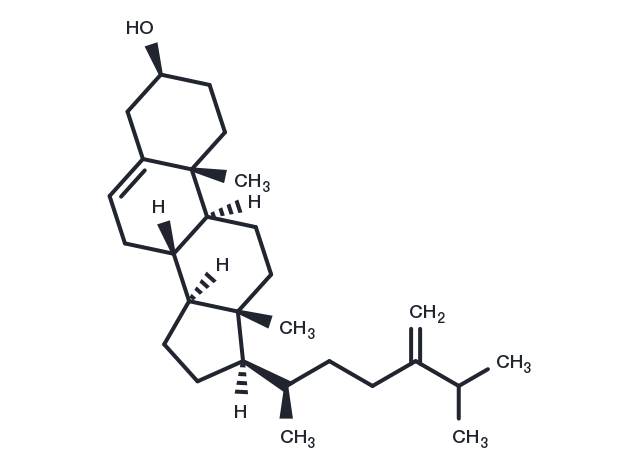 24-Methylenecholesterol Chemical Structure