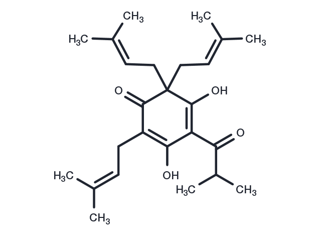 β-Acids colupulone Chemical Structure
