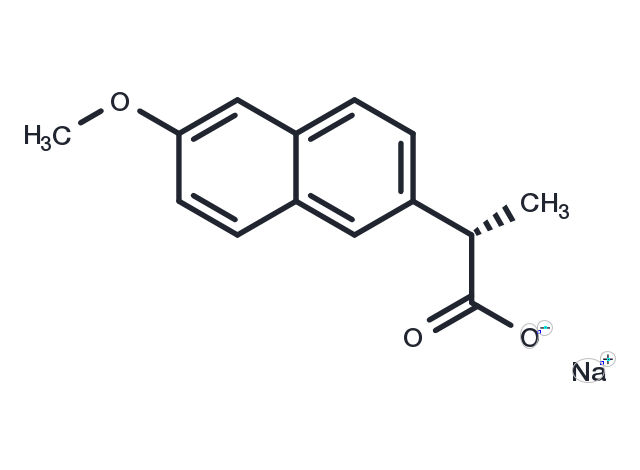 Naproxen sodium Chemical Structure