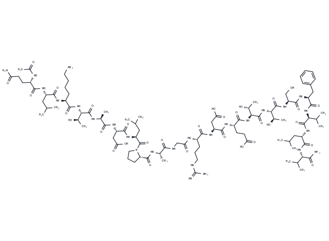 Acetyl-Adhesin (1025-1044) amide Chemical Structure
