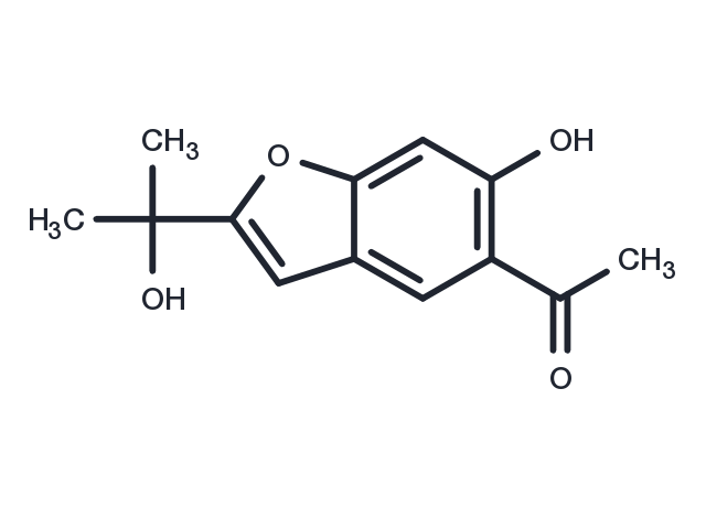 5-Acetyl-6-hydroxy-2-(1-hydroxy-1-methylethyl)benzofuran
