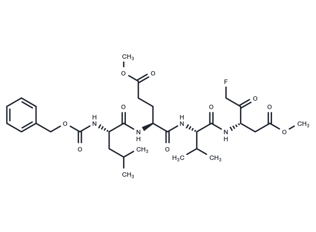 Z-LEVD-FMK Chemical Structure