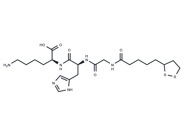 Thioctoyl tripeptide-1 Chemical Structure