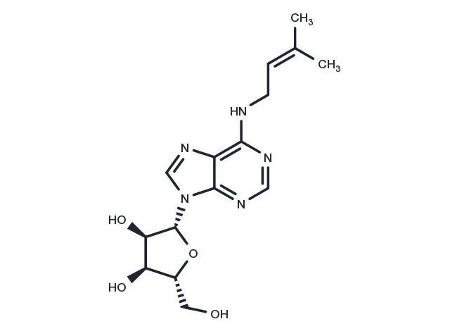 N6-Isopentenyladenosine Chemical Structure