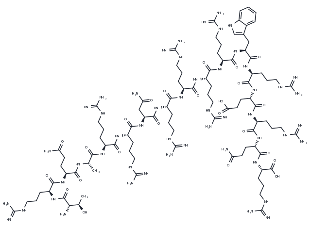 HIV-1 Rev (34-50) Chemical Structure