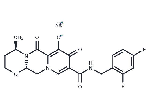Dolutegravir sodium Chemical Structure