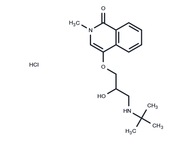 Tilisolol HCl Chemical Structure