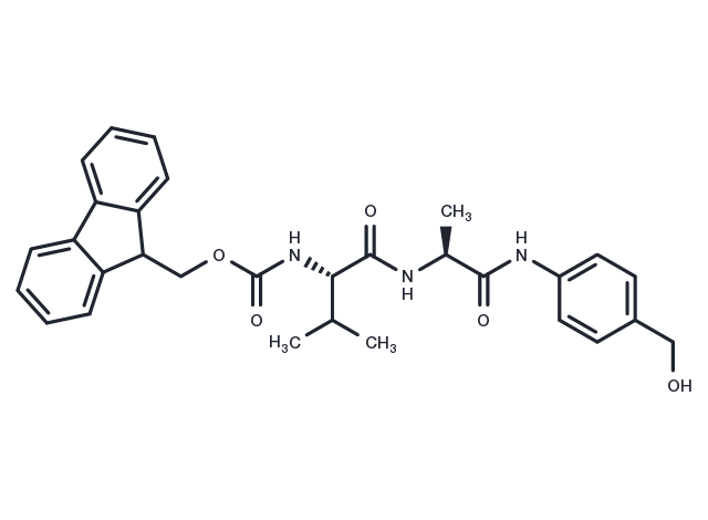 Fmoc-Val-Ala-PAB-OH Chemical Structure