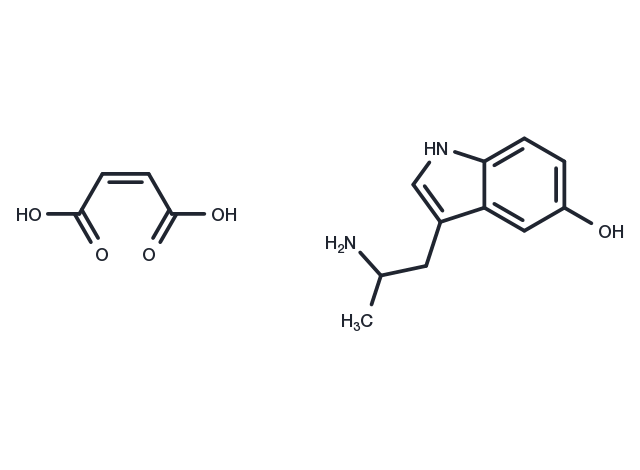 α-Methyl-5-hydroxytryptamine maleate Chemical Structure