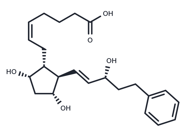 15(R)-17-phenyl trinor Prostaglandin F2α Chemical Structure