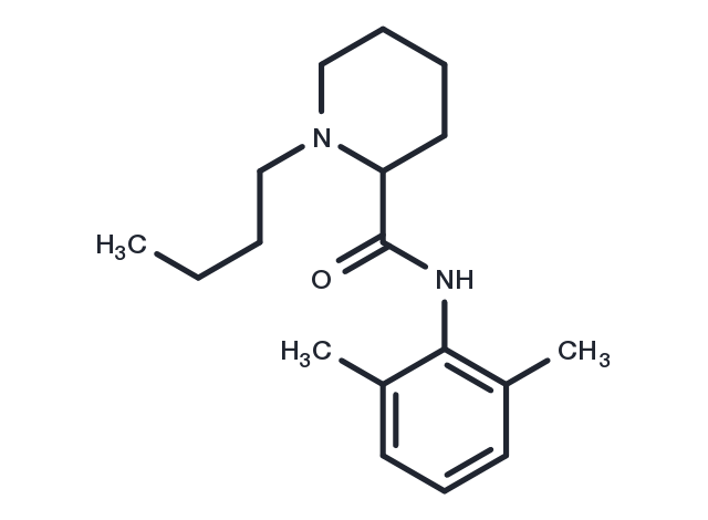 Bupivacaine Chemical Structure