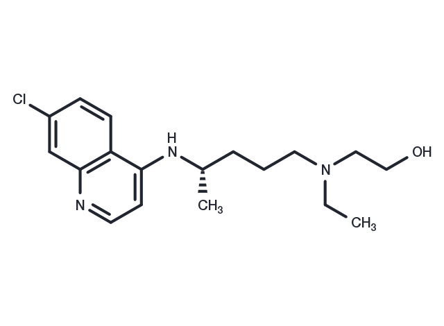 (S)-Hydroxychloroquine Chemical Structure