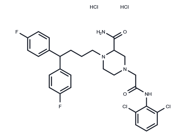 Mioflazine hydrochloride anhydrous Chemical Structure