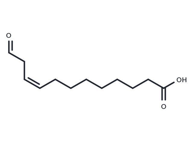 12-oxo-9(Z)-Dodecenoic Acid Chemical Structure