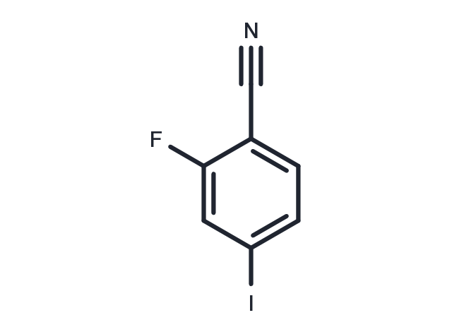 2-Fluoro-4-iodo benzonitrile Chemical Structure