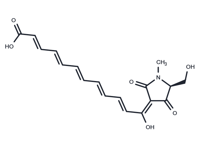 Physarorubinic acid A Chemical Structure