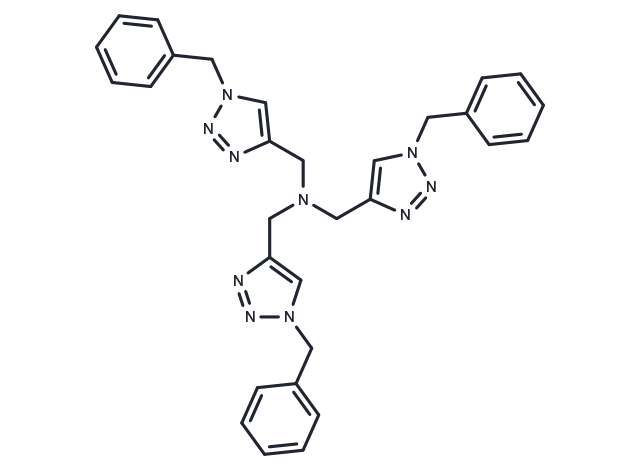 Tris(benzyltriazolylmethyl)amine Chemical Structure