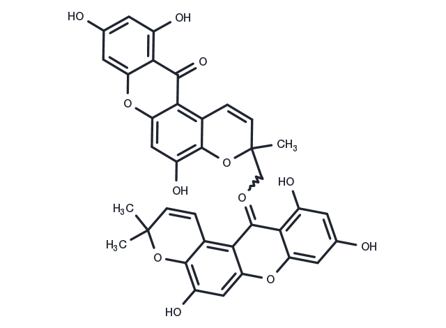 Toxyloxanthone B Chemical Structure