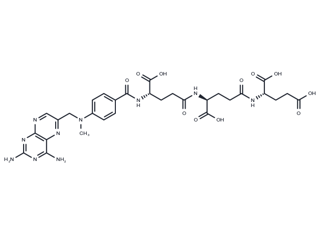 Methotrexate Triglutamate Chemical Structure
