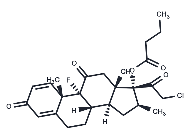 Clobetasone butyrate Chemical Structure