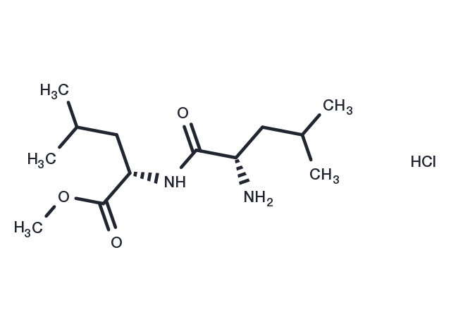 L-Leucyl-L-Leucine methyl ester hydrochloride Chemical Structure