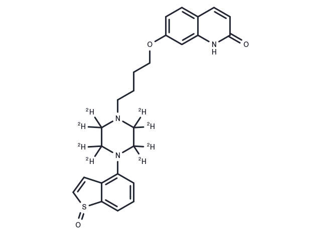Brexpiprazole S-oxide D8 Chemical Structure